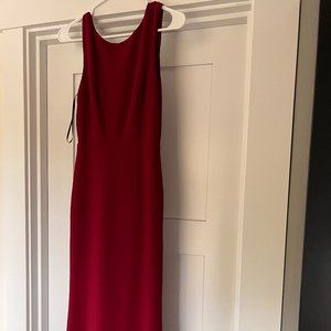 Lulu's Burgundy Bridesmaid Dress